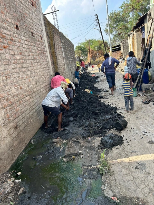 बंदीस्त पाईप नाली बांधकाम – ग्रा. पं. कुंबेफळ